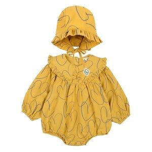 JELLY MALLOW Heart crush | floral print dress, likely from the brand Cuby & Mom